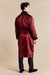 Gable Mens Long Smoking Jacket - Model Back | Bown of London